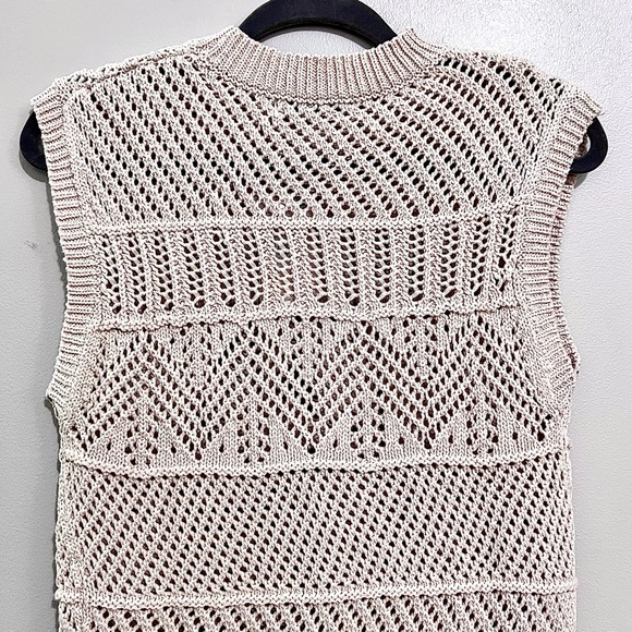 NWT Mango MNG Mock Neck Midi Knit Openwork Crochet Dress SOLD OUT ONLINE - Picture 13 of 16